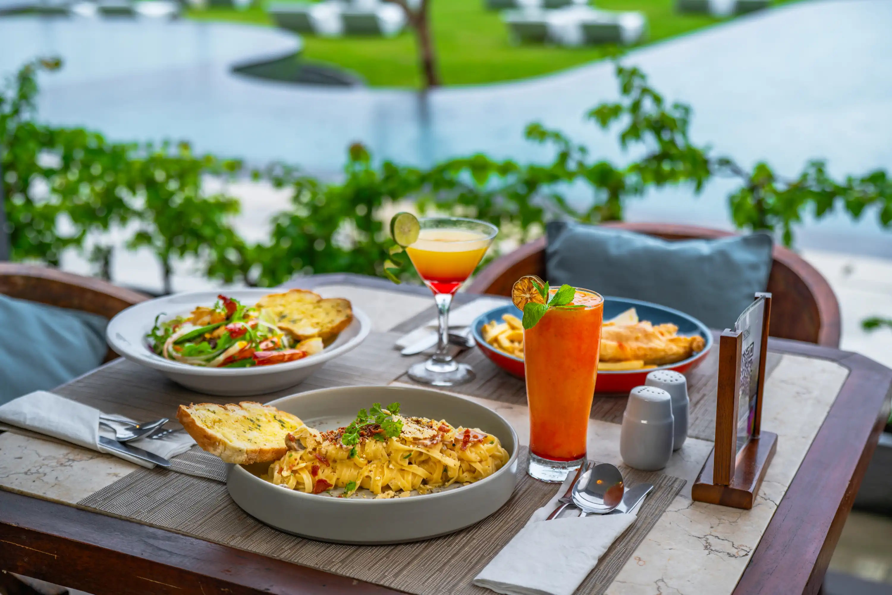 Lovina Beach Club & Resort Menu